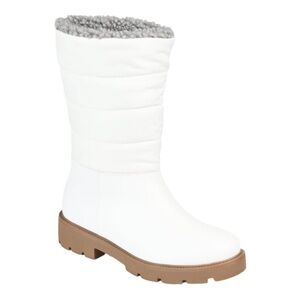 JOURNEE collection Nadine boots in white